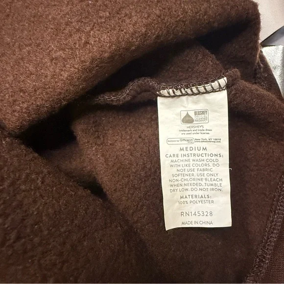 Hershey Milk Chocolate Bar Pet Hoodie Size Medium — Halloween Dog Costume - Picture 10 of 10